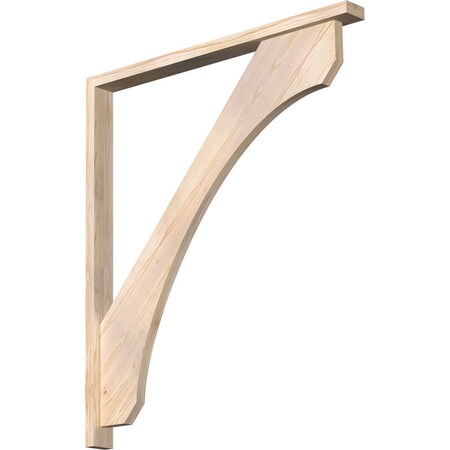 Legacy Block Smooth Bracket W/ Offset Brace, Douglas Fir, 3 1/2W X 42D X 48H